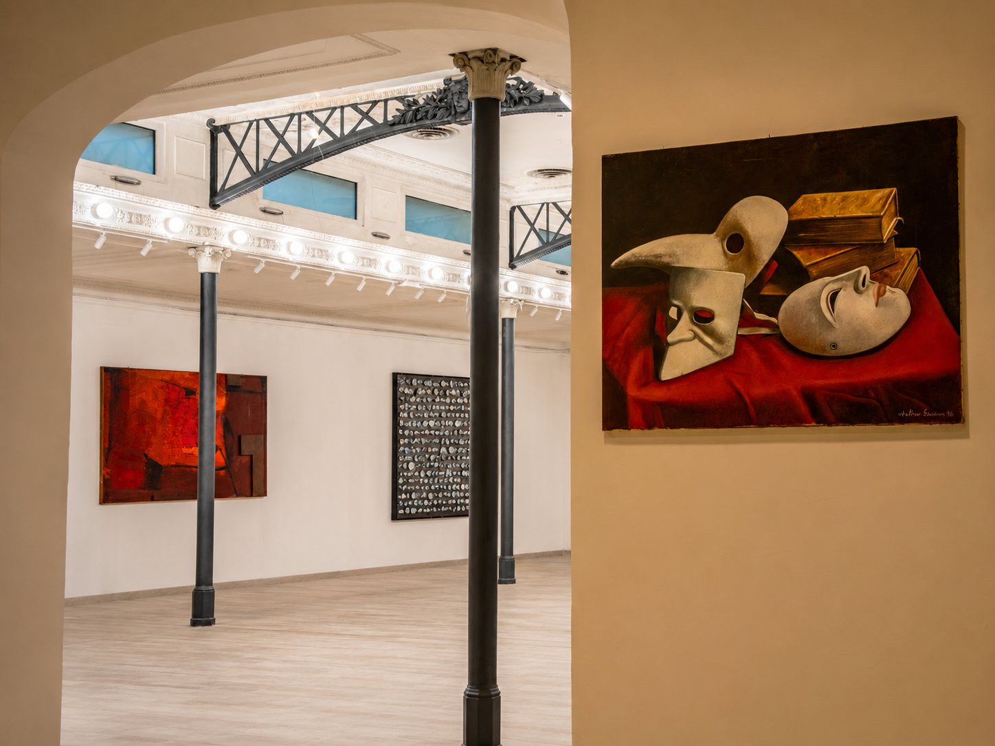 Studio Liberty — scorcio della sala dall'arco d'ingresso, spazio per sfilate e showroom, Roma centro